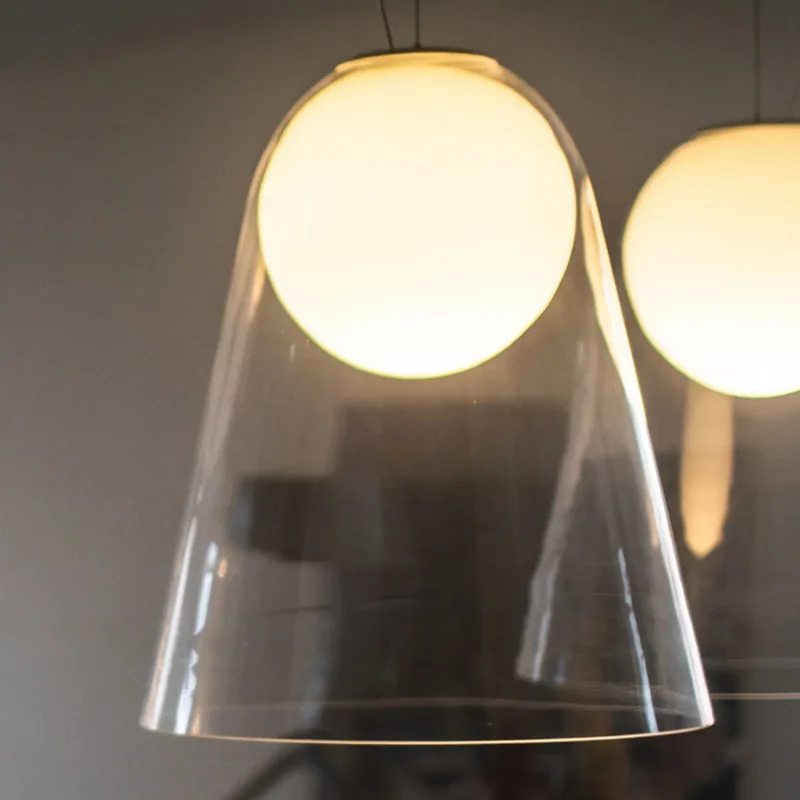 MyLight Satellight LED hanglamp, helder, slim - Foscarini - Woonkamer - Designer - Glas - 1 lamp by Foscarini – product photo