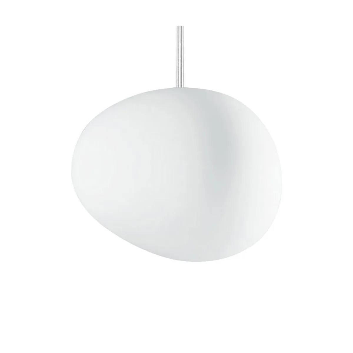Pendelleuchte Gregg - Weiß - geblasenes Glas - Designer Ludovica & Roberto Palomba von Foscarini – Produktfoto