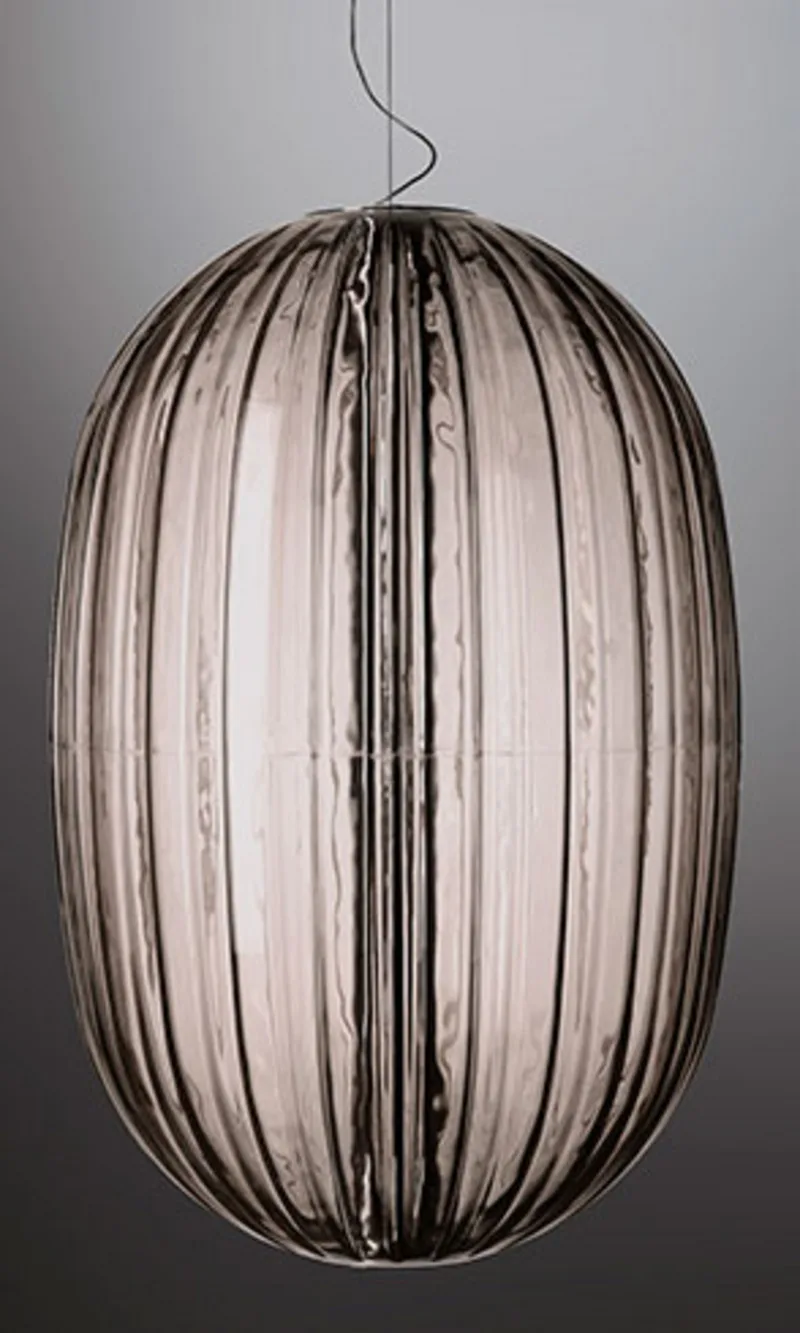 Plass Medium Hanglamp Grijs 3,2m - Foscarini - Eetkamer - Kunststof von Foscarini – Produktfoto