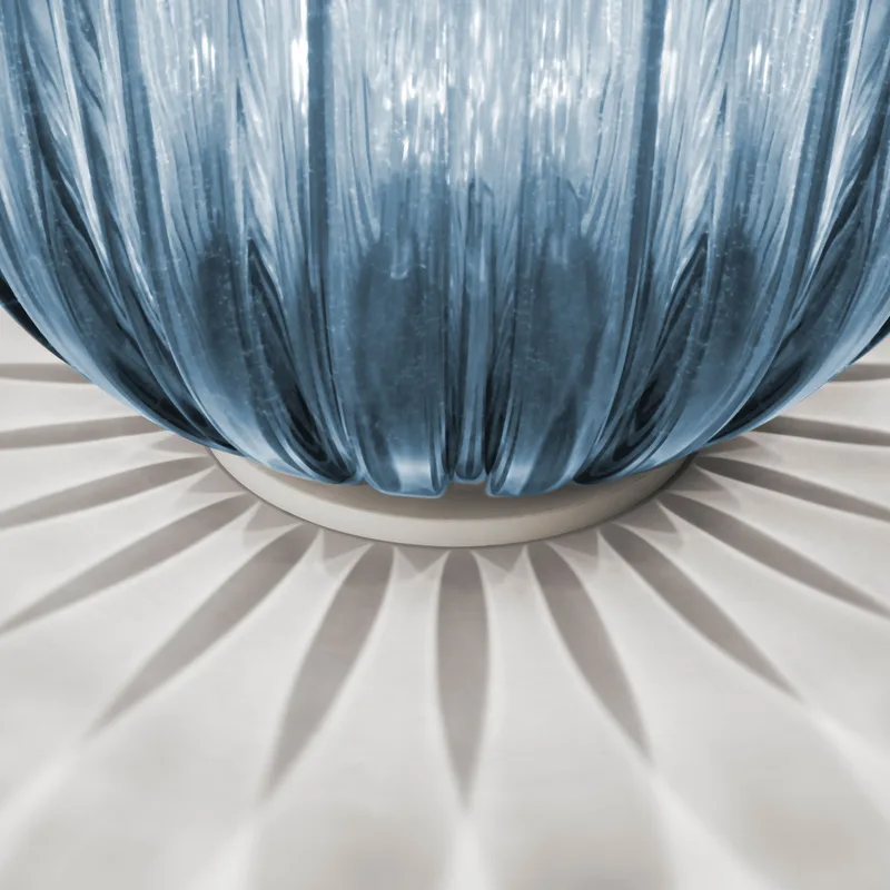 Plass Medium Tafellamp met Dimmer Licht Blauw - Foscarini - Woonkamer - Kunststof von Foscarini – Produktfoto