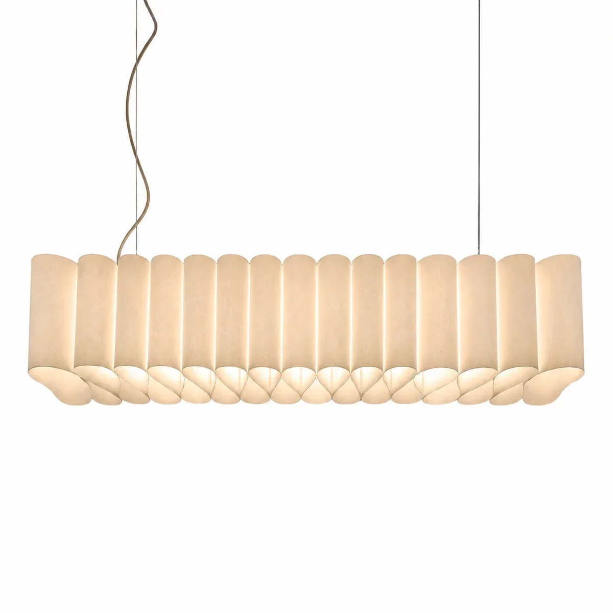 Pli Lineair Wit Hanglamp de Foscarini – photo du produit