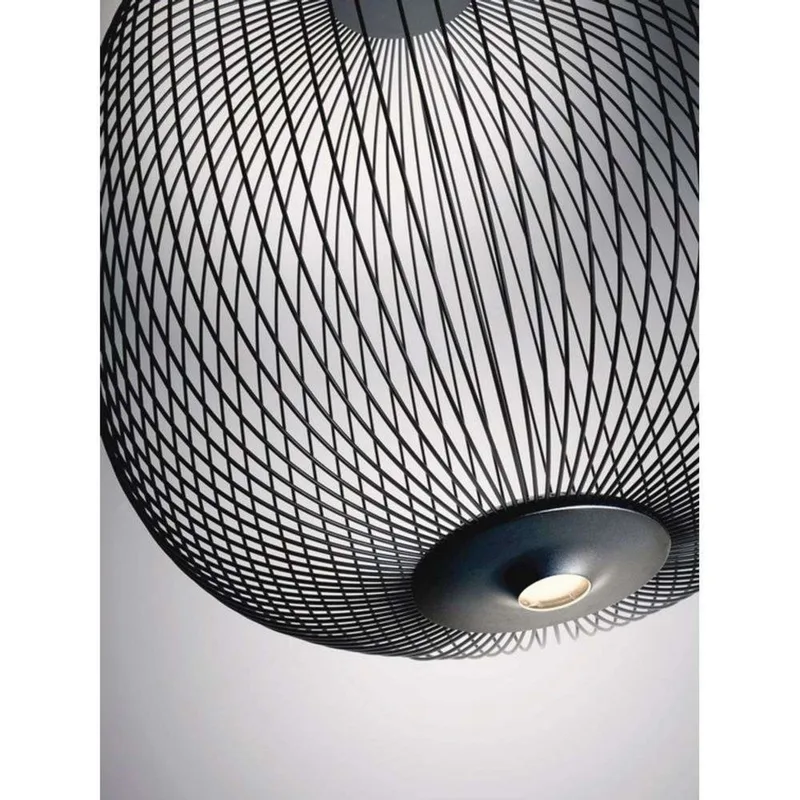 Spokes 2 LED Hanglamp Dimbaar Grafiet - Foscarini - Metaal by Foscarini – product photo