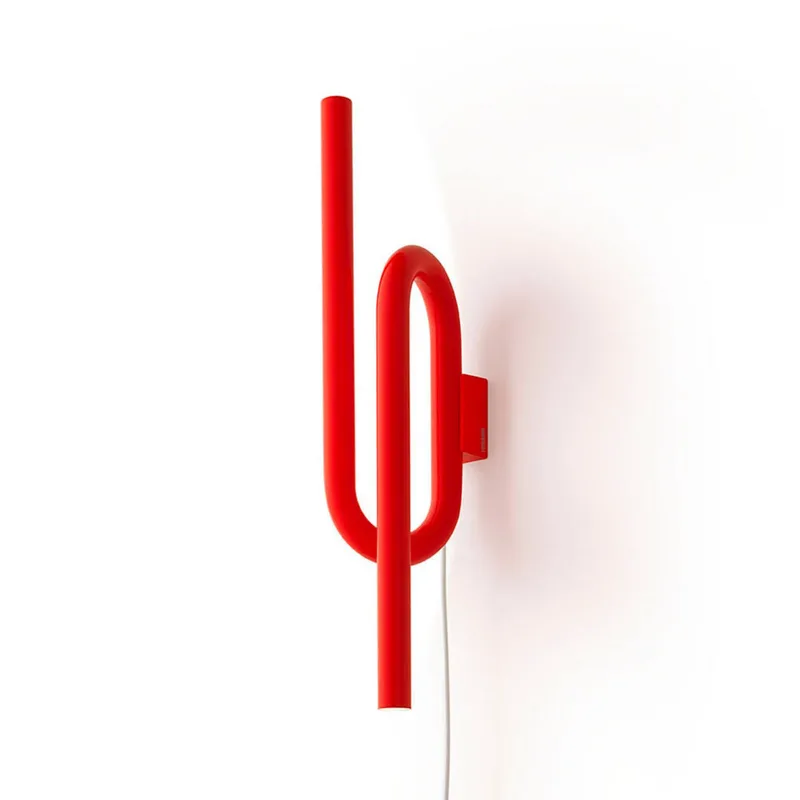Tobia wandlamp oranje - Foscarini - Woonkamer - Designer - Metaal - Meerdere lampen von Foscarini – Produktfoto
