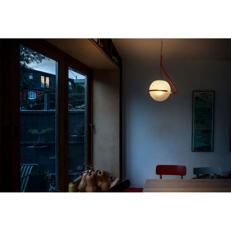 Tonda Hanglamp Orange/White - Foscarini - Eetkamer - Metaal von Foscarini – Produktfoto