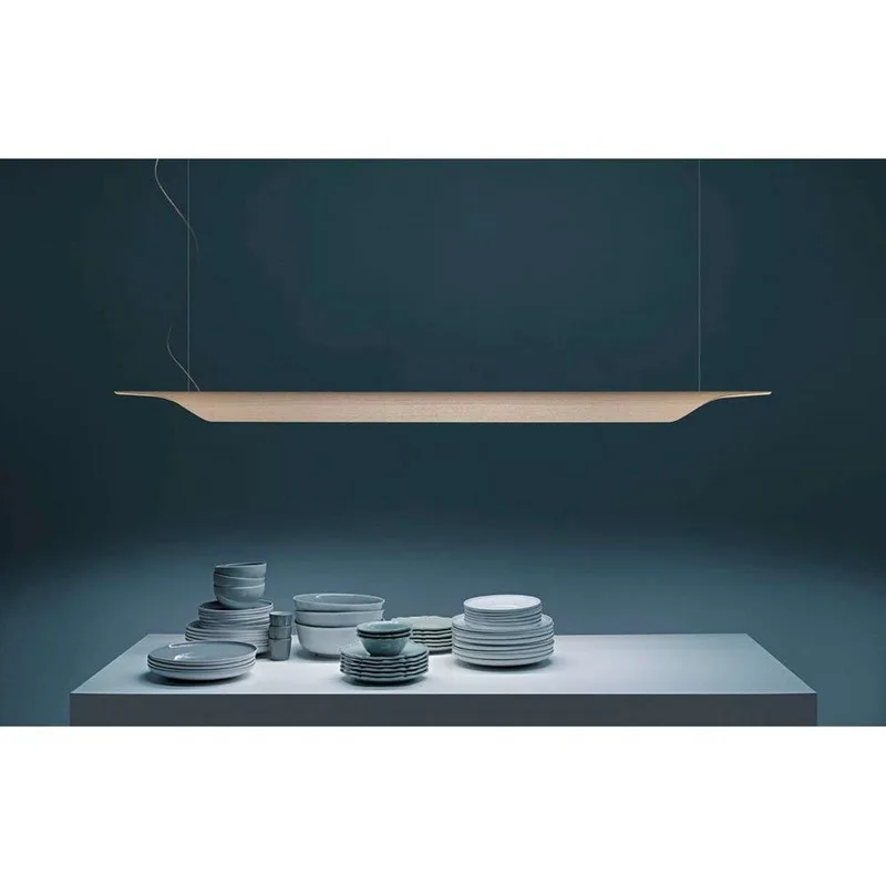 Troag Media LED Hanglamp My Light Natural - Foscarini - Eetkamer - Hout by Foscarini – product photo