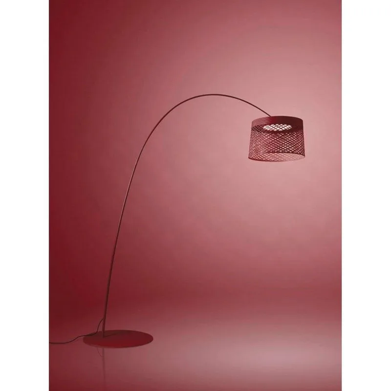 Twiggy Grid Buiten Vloerlamp Carminio - Foscarini - Terras - Metaal van Foscarini – productfoto