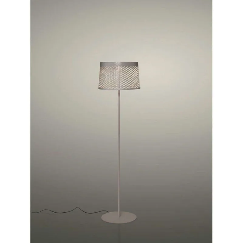 Twiggy Grid Lettura Buiten Vloerlamp Greige - Foscarini - Terras - Andere van Foscarini – productfoto