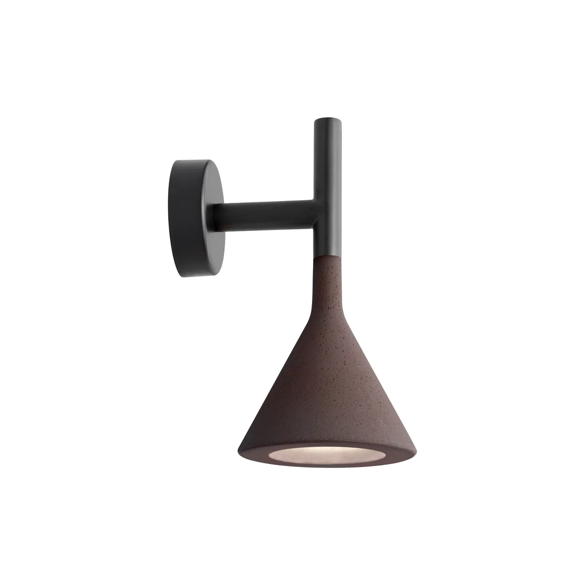 Wandleuchte Aplomb - Braun - Zement - Designer LucidiPevere Studio von Foscarini – Produktfoto