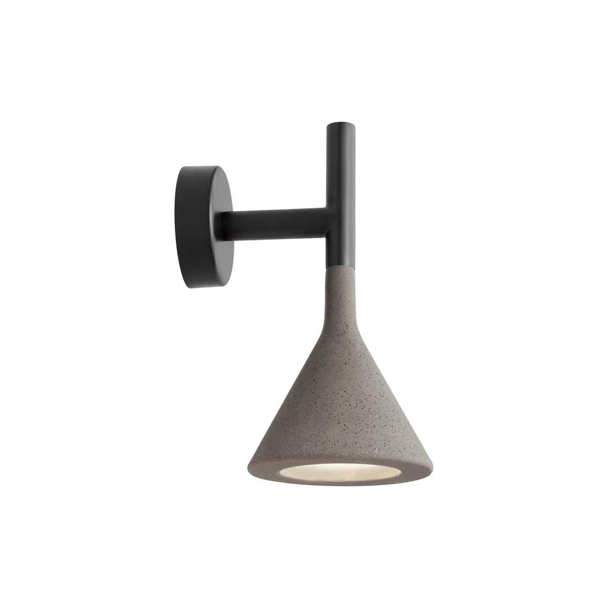 Wandleuchte Aplomb - Grau - Zement - Designer LucidiPevere Studio von Foscarini – Produktfoto