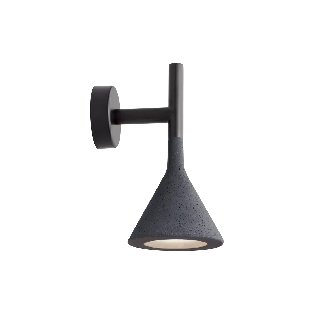 Wandleuchte Aplomb - Grau - Zement - Designer LucidiPevere Studio von Foscarini – Produktfoto