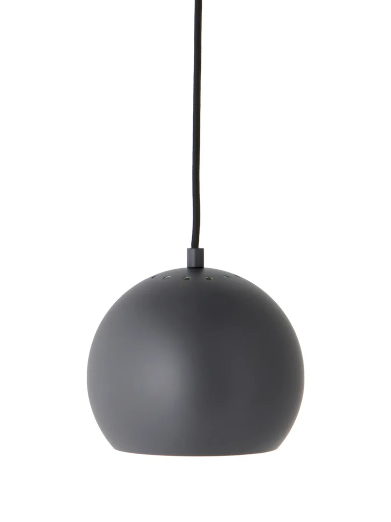Ball Pendelleuchte Ø18 cm Matt Dunkelgrau fra Frandsen – produktbillede