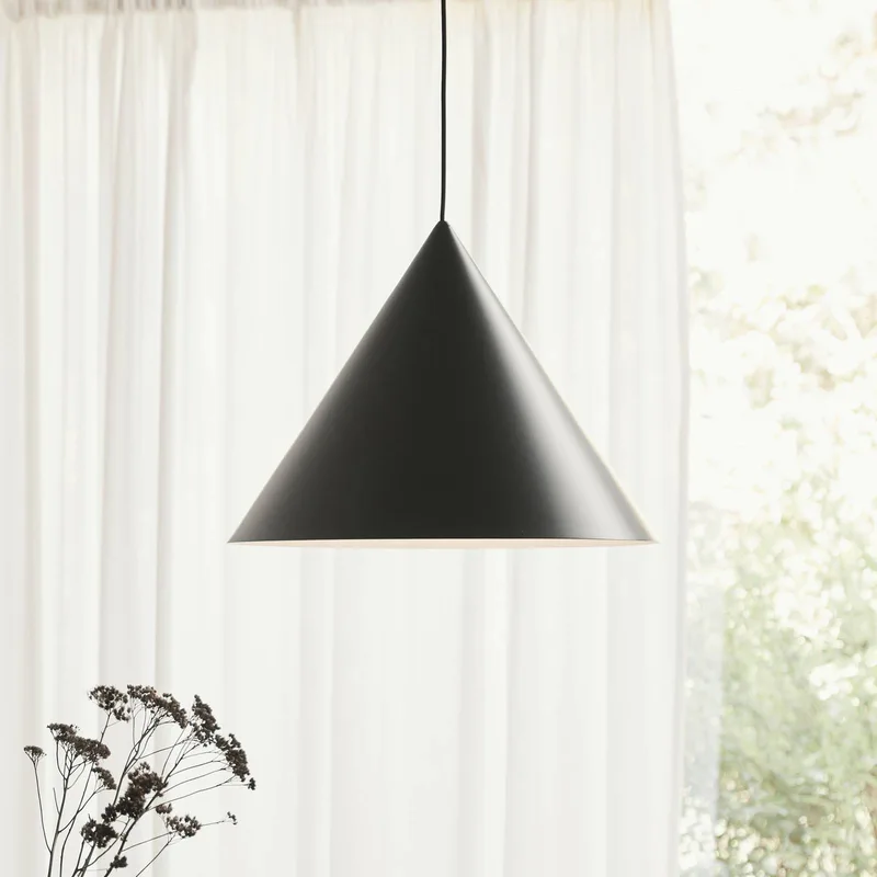 Benjamin hanglamp, Ø 46 cm, zwart van Frandsen in Zwart, wit – productfoto