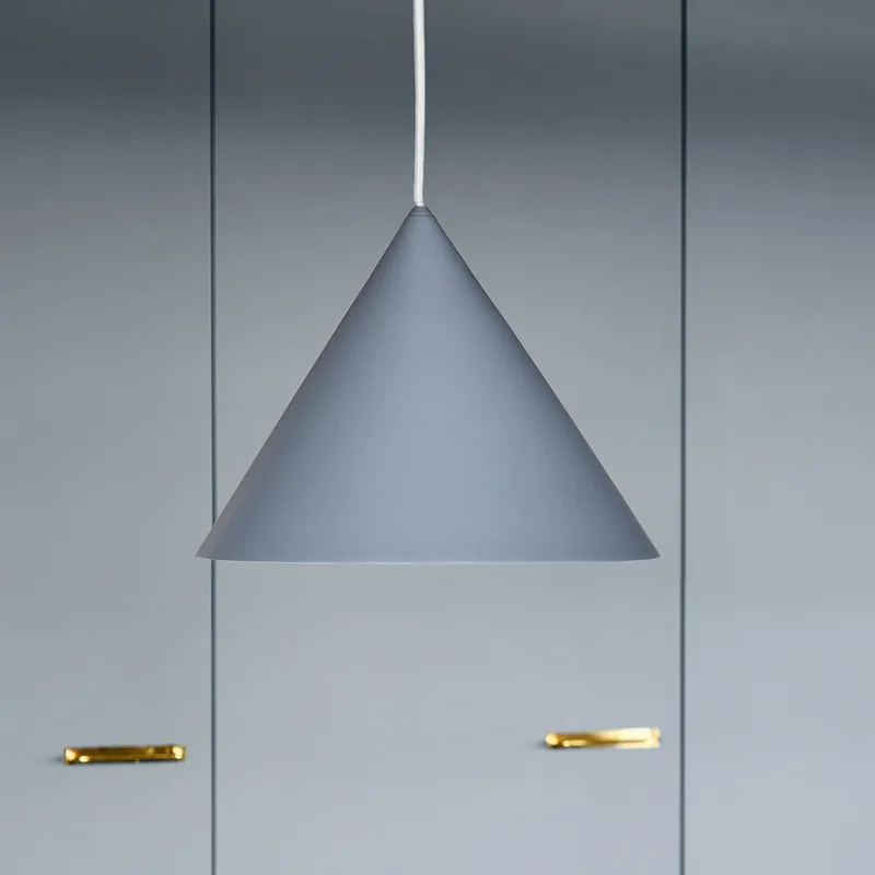 Benjamin Hanglamp Ø30 Matt Grey - Frandsen - Woonkamer - Designer - Metaal - 1 lamp fra Frandsen – produktbillede