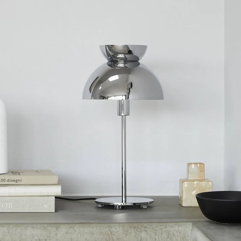 Butterfly tafellamp, schakelaar van Frandsen in Chroomkleurig – productfoto
