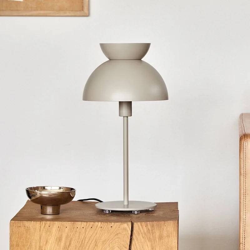 Butterfly tafellamp, schakelaar, grijs van Frandsen in Grijs mat – productfoto