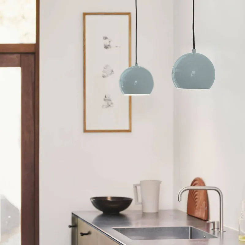 hanglamp Bal, mint, Ø 18 cm, van Frandsen in Munt – productfoto
