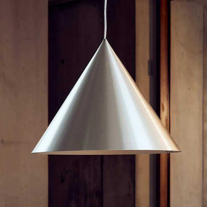 hanglamp Benjamin, Ø 30 cm, geborsteld aluminium, E27 van Frandsen in Aluminium geborsteld – productfoto