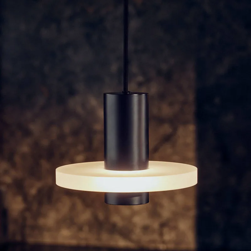 hanglamp Flake, matzwart, Ø 19 cm, stekker van Frandsen in Zwart – productfoto