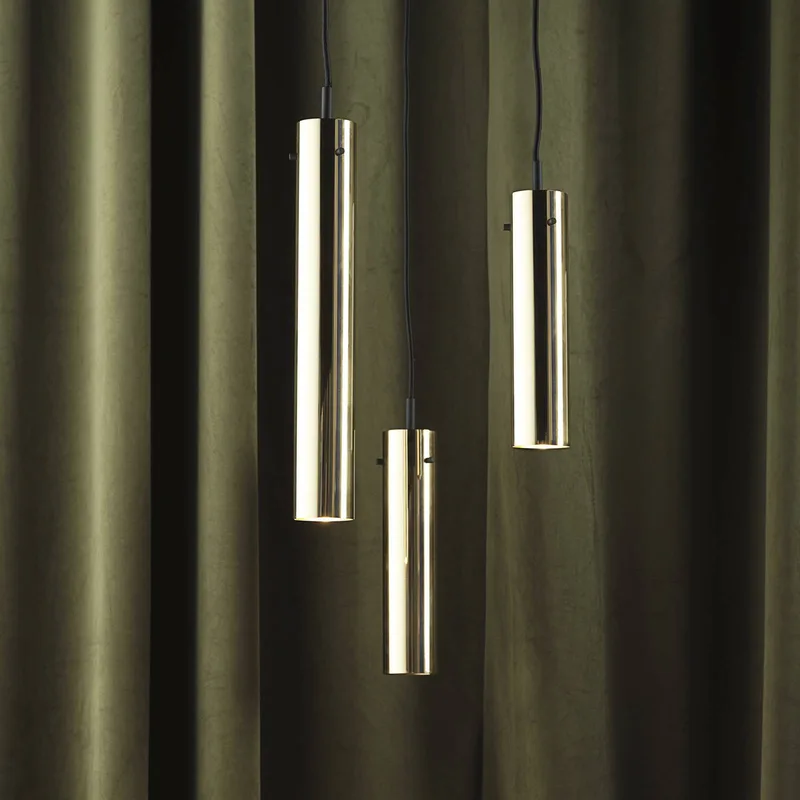 hanglamp FM2014, messing, hoogte 36 cm by Frandsen in Glanzend messingkleurig – product photo