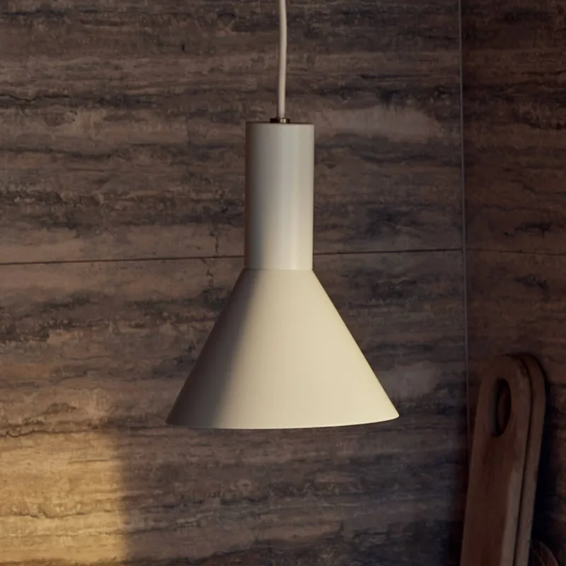 Hanglamp Lyss, metaal, Ø 18 cm, E27 van Frandsen in Beige – productfoto