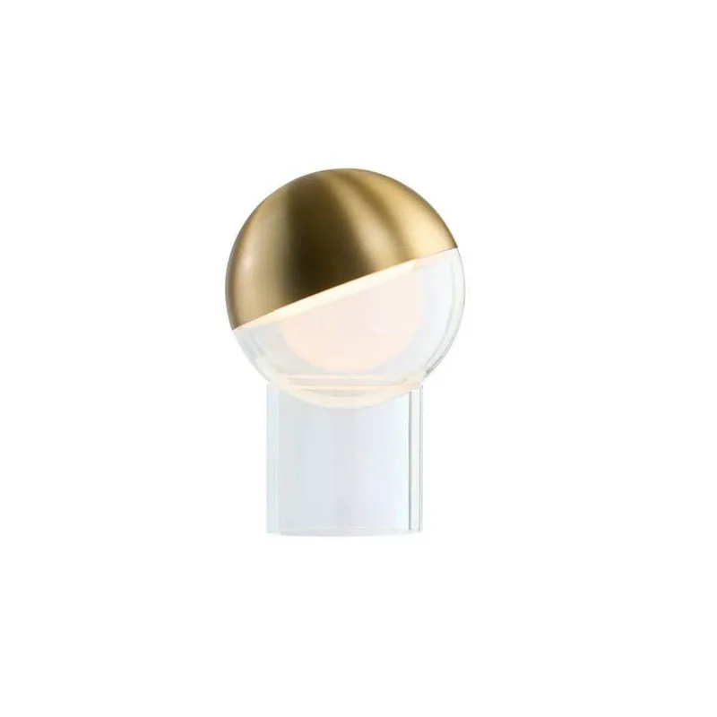 LED tafellamp op batterijen Pila, 20 cm, dimbaar by Frandsen in Messing – product photo