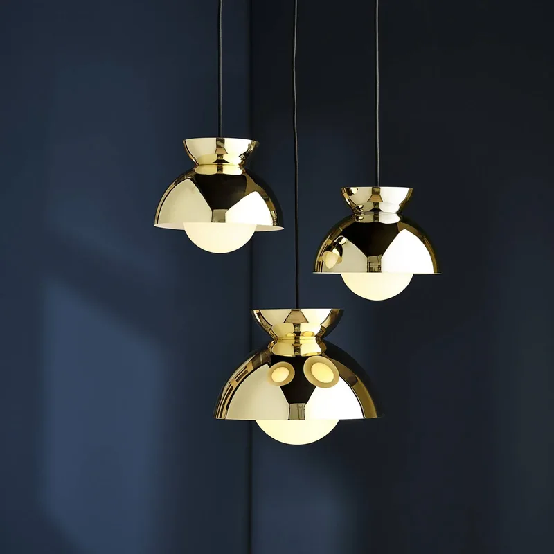 Vlinder hanglamp, Ø 29 cm van Frandsen in Messingkleurig – productfoto