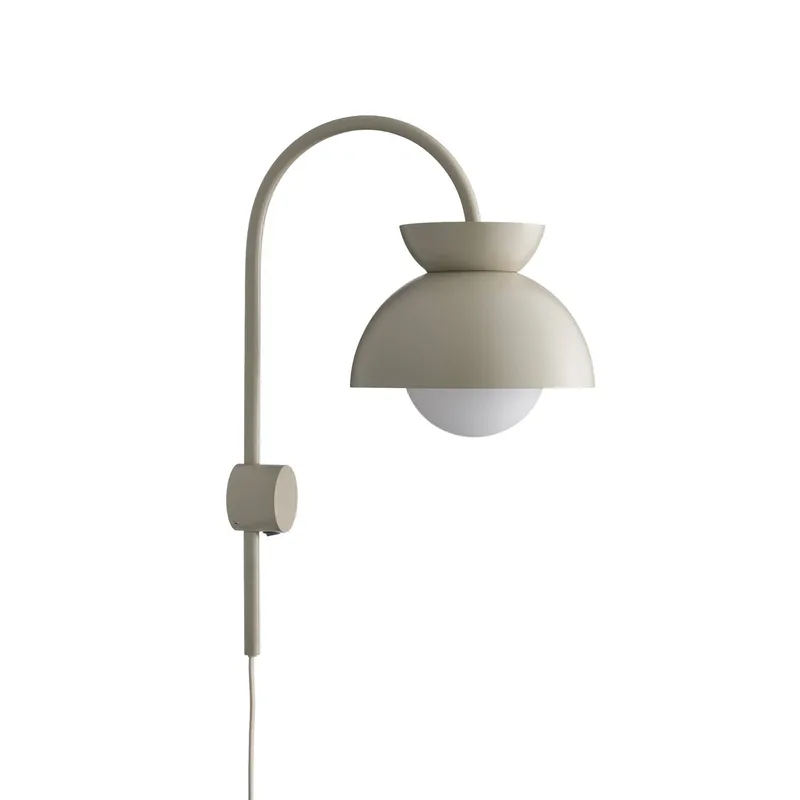 wandlamp Butterfly, bruin-grijs by Frandsen in Bruingrijs – product photo