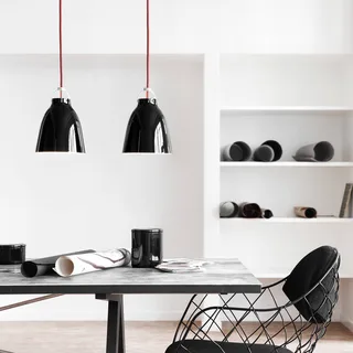 Caravaggio P1 glanzend zwart by Fritz Hansen in Black, Red – product photo 3 of 3