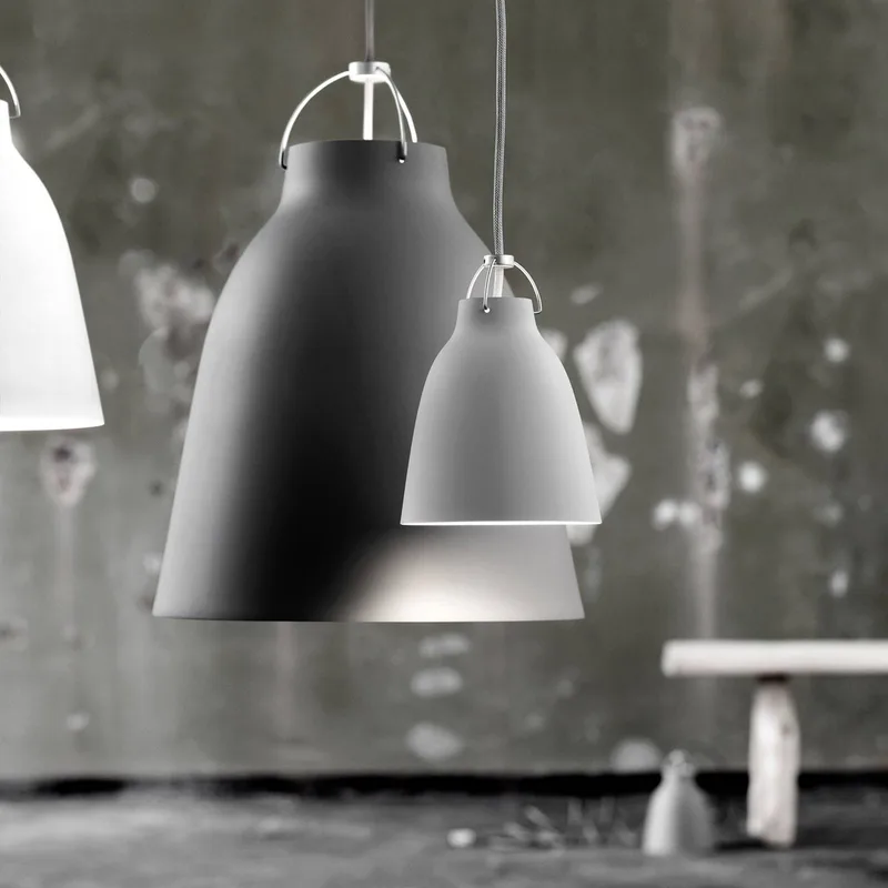 Caravaggio P1 matgrijs45 by Fritz Hansen in Dark grey – product photo