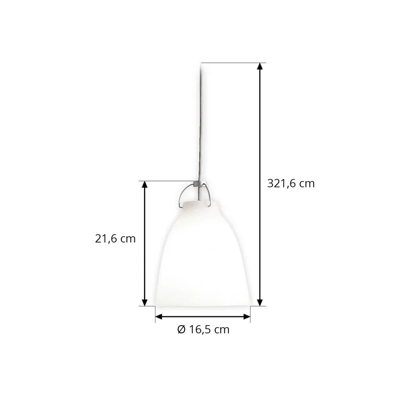 Caravaggio P1 Opalglas Ø 16,5 cm by Fritz Hansen in White – product photo 3 of 3