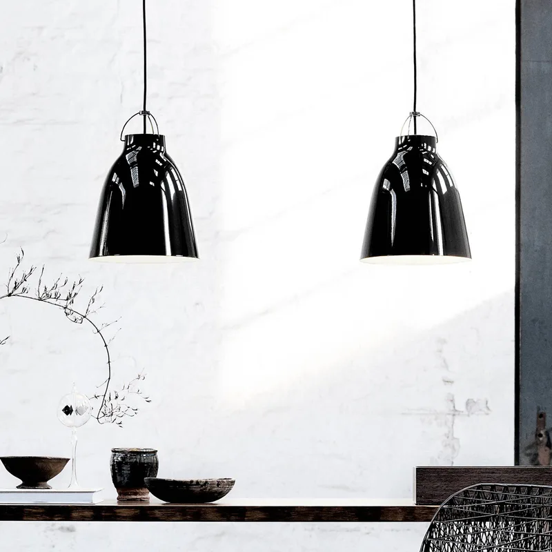 Caravaggio P2 Glanz zwart/zwart by Fritz Hansen in Black – product photo 2 of 3
