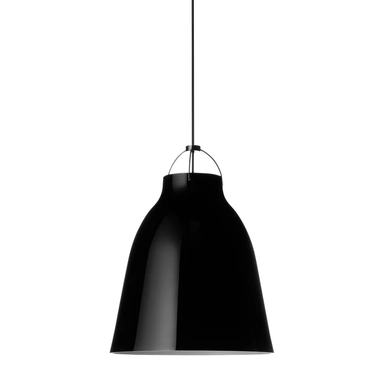 Caravaggio P3 Glanz zwart/zwart de Fritz Hansen en Noir – photo du produit