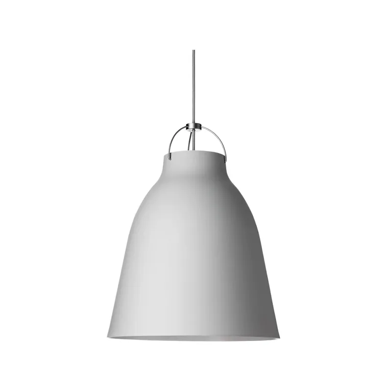 Caravaggio P3 Pendelleuchte matt Grey45 by Fritz Hansen – product photo