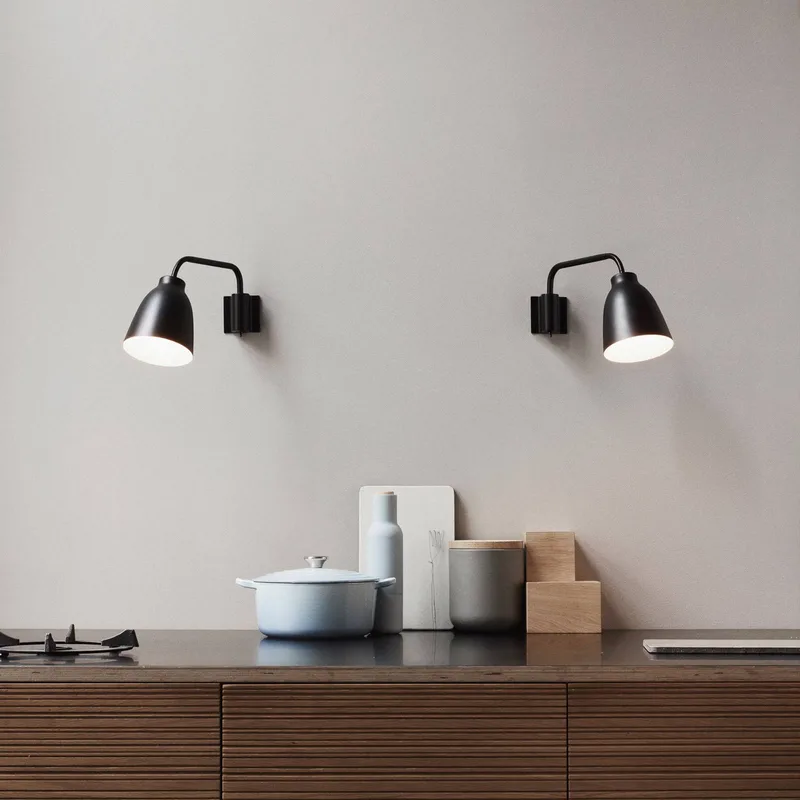 Caravaggio wandlamp van Fritz Hansen in Zwart – productfoto 3 van 4