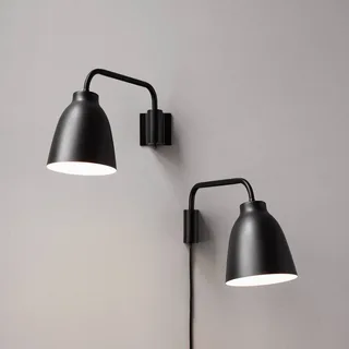 Caravaggio wandlamp van Fritz Hansen in Zwart – productfoto 4 van 4