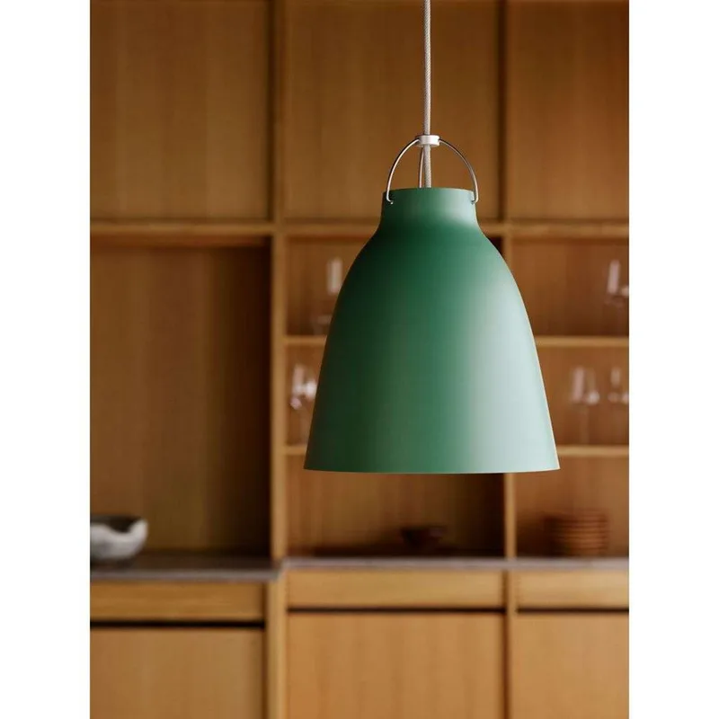 Caravaggio™ P1 Hanglamp Matt Patina Groen - Fritz Hansen - Woonkamer - Metaal fra Fritz Hansen – produktbillede