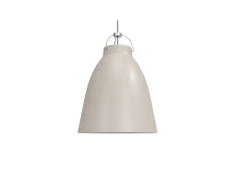 Caravaggio™ P3 Hanglamp Matt Warm Grijs - Fritz Hansen - Woonkamer - Metaal fra Fritz Hansen – produktbillede