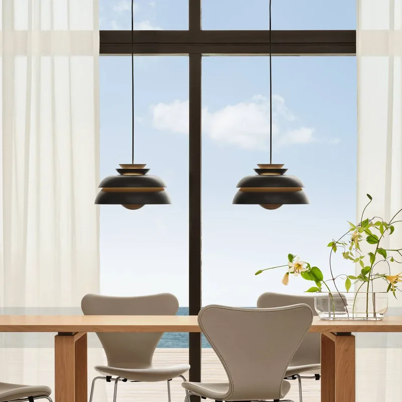 Concert P1 hanglamp 32cm by Fritz Hansen in Black – product photo
