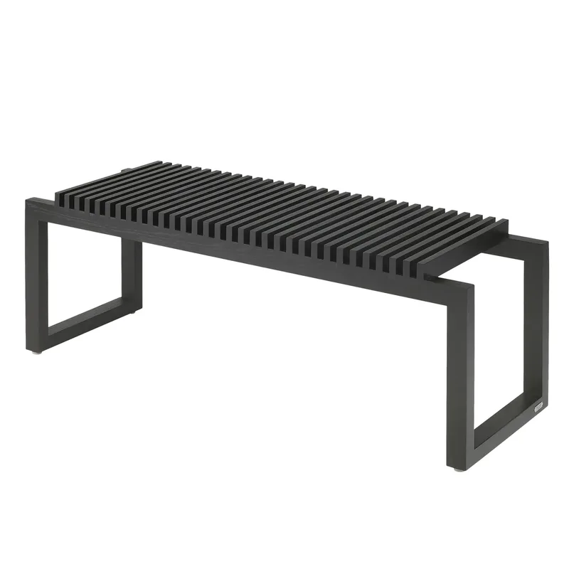 Cutter Bank 121 cm Schwarz lackierte Eiche von Fritz Hansen – Produktfoto