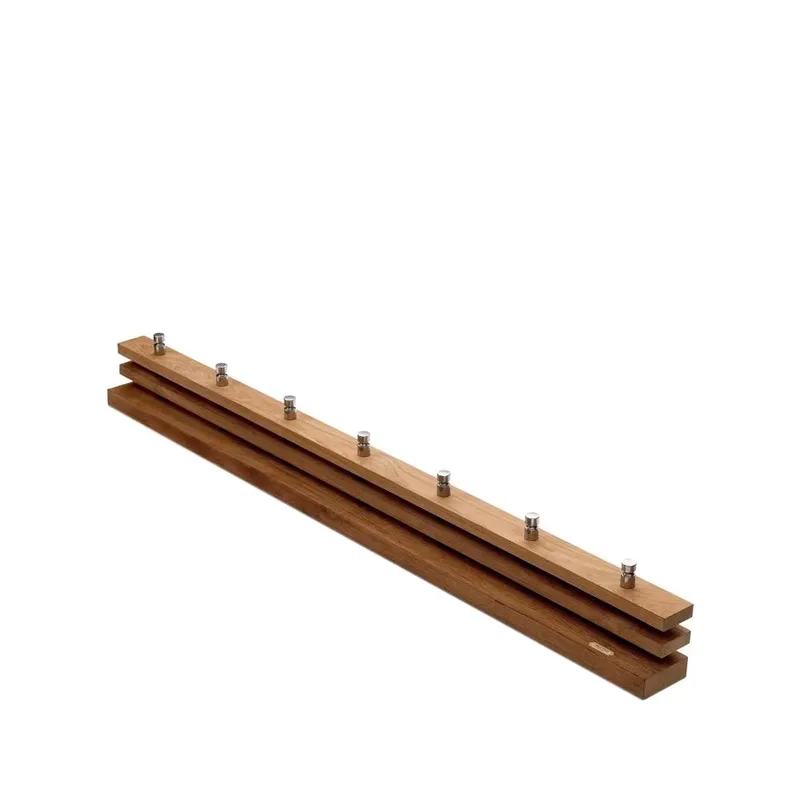 Cutter Kleiderhaken Teak, 7‑teilig Knöpfe de Fritz Hansen – photo du produit
