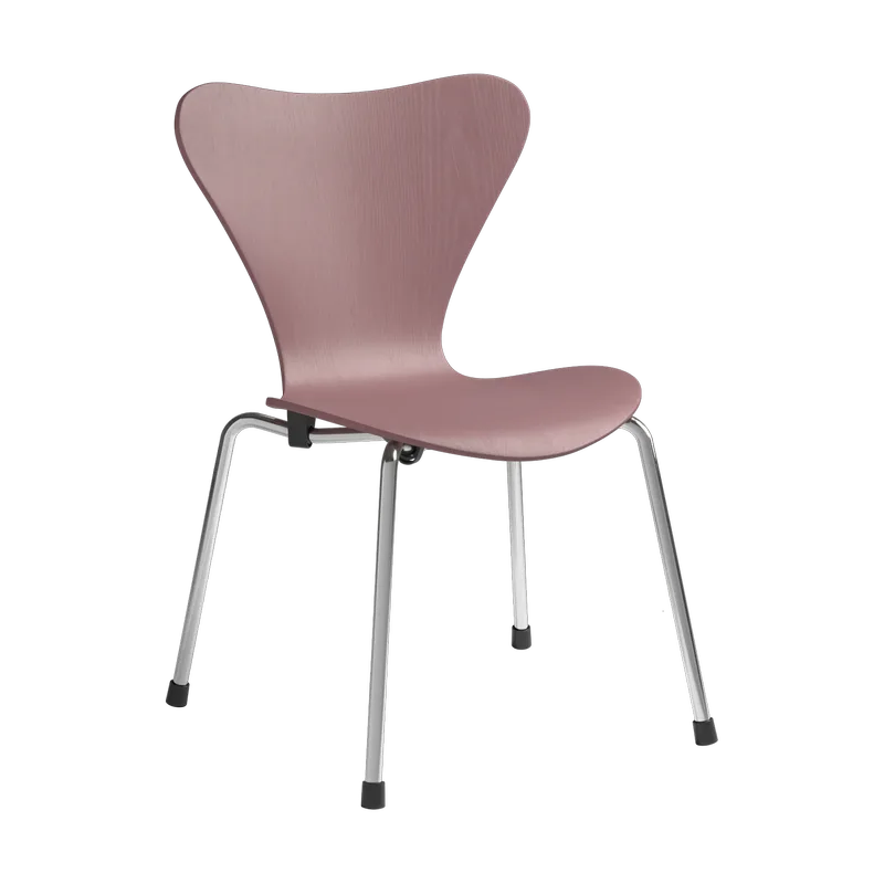 Fritz Hansen 3177 Series 7 Kinderstuhl Wild rose Esche lackiert-Chrom by Fritz Hansen – product photo