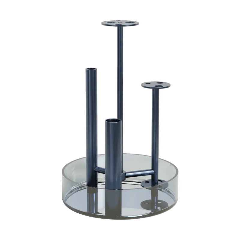 Ikeru high Vase Dusk blue von Fritz Hansen – Produktfoto