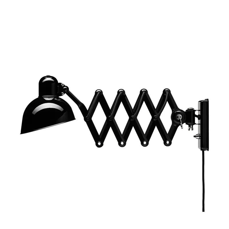 Kaiser Idell wandlamp met stekker, zwart by Fritz Hansen – product photo