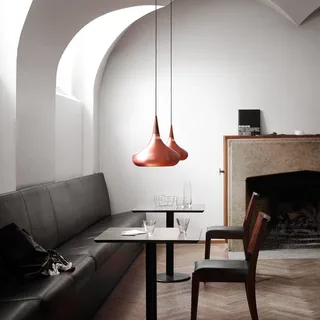 Orient P2 hanglamp koper/roze Ø 34 cm by Fritz Hansen in Copper, Rozenhout – product photo 3 of 3
