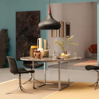 Orient P3 hanglamp zwart/roze Ø 50 cm by Fritz Hansen in Black, Rozenhout – product photo 4 of 4