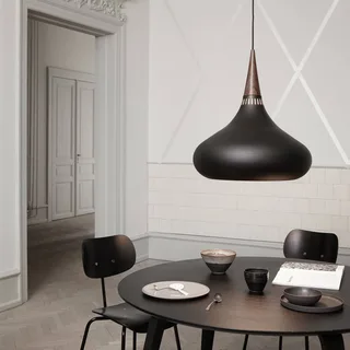Orient P3 hanglamp zwart/roze Ø 50 cm by Fritz Hansen in Black, Rozenhout – product photo 2 of 4