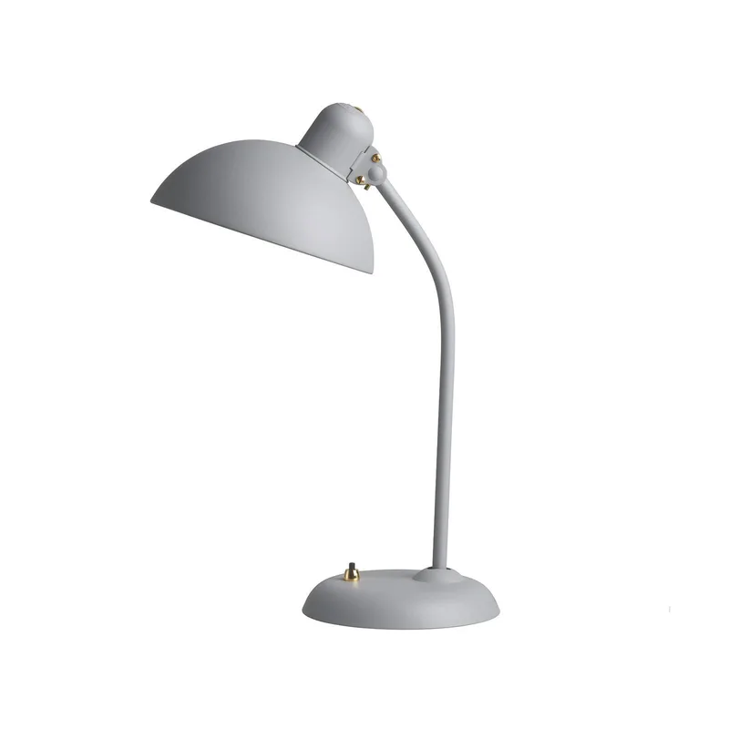 tafellamp Kaiser idell 6556-T, grijs, 47 cm by Fritz Hansen in Lichtgrijs mat – product photo