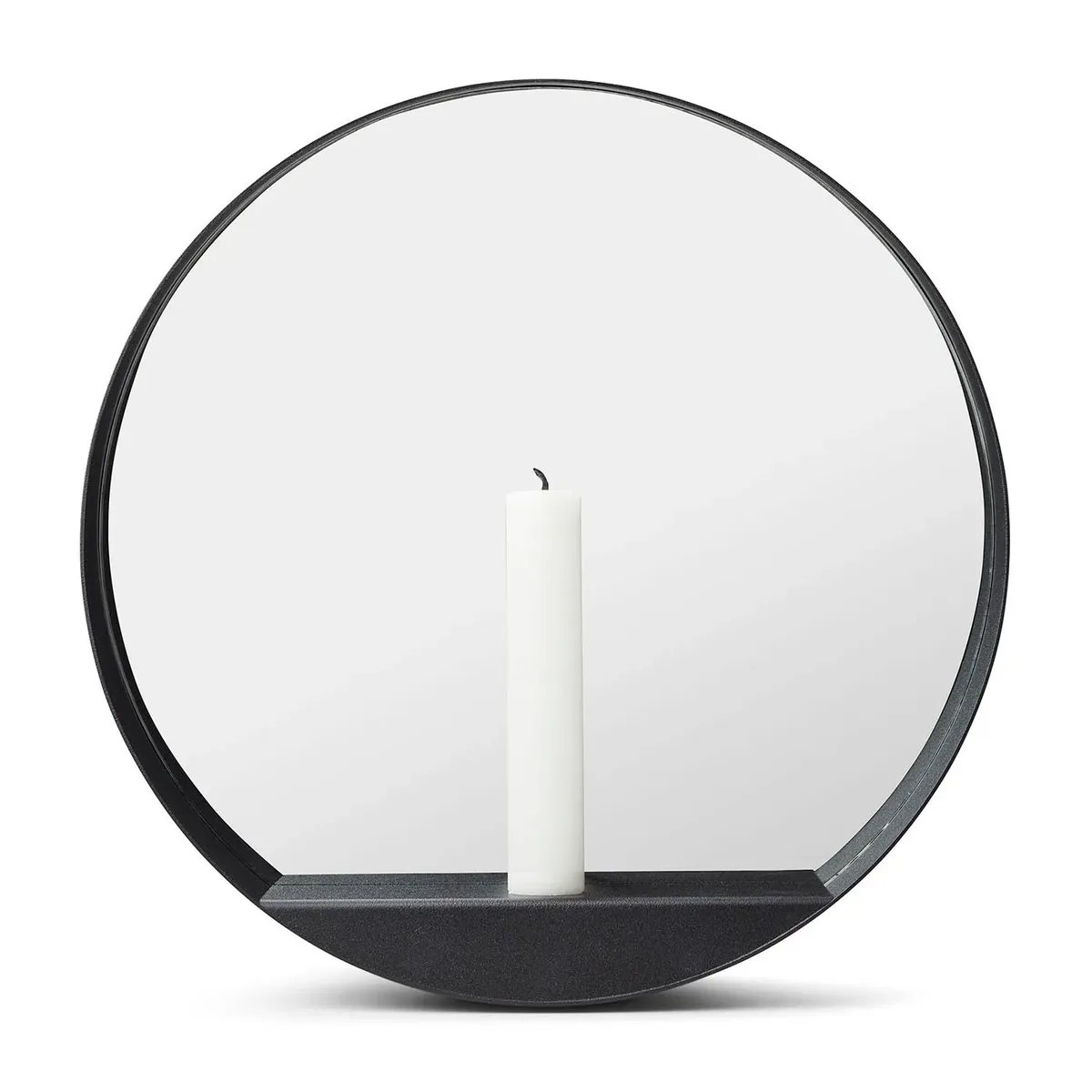 Glim Spiegel/Kerzenhalter Ø28cm Schwarz de Gejst – photo du produit