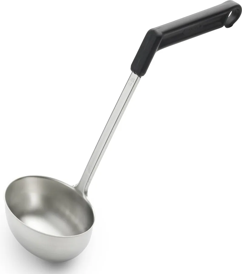 Ergonova Soeplepel 28 cl Staal/Zwart de Gense en Steel/Black – photo du produit