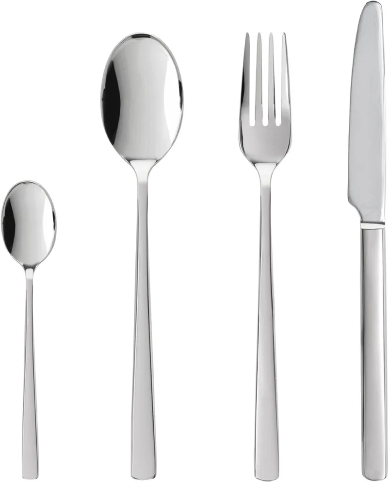 Essentials Pure Bestekset 16 delen Glanzend staal van Gense in Polished steel – productfoto